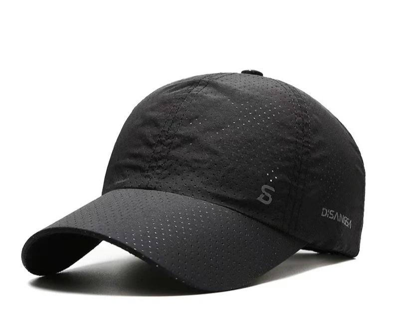 Original-Design-Laufkappe, dünn, schnelltrocknend, atmungsaktiv, mit Schirm, für Herren und Damen, ideal für Outdoor-Aktivitäten, Sonnenschutz, Sommer, Angeln, Baseballkappe. – Detail 2