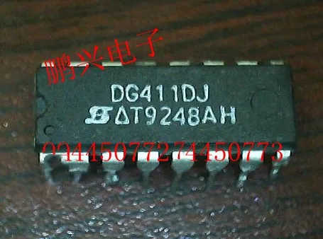 Free shipping  IC DG411DJ DG413DJ  DIP-16    10PCS