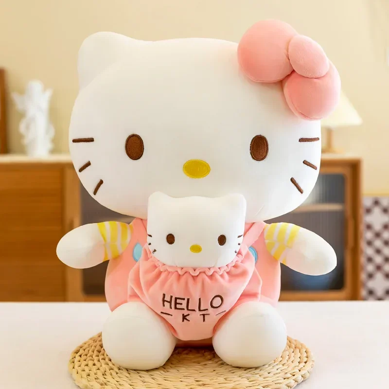 Aoger Sanrio Love Cute Hello Kitty Plush Toys Movie Cat Dolls Soft Stuffed Animal Plushie Toy Kid Birthday Xmas Gift