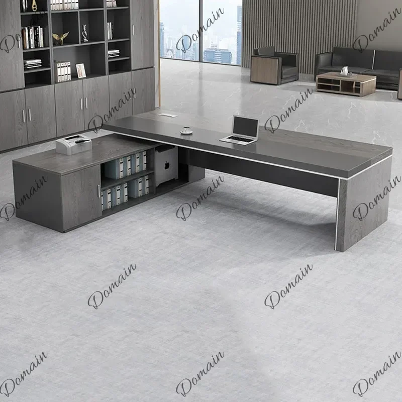 46 M Modern Computer Office Desk Wooden Study Minimalist Save Space Interior Office Desk Fashion Meuble Bureau Ornaments Home De