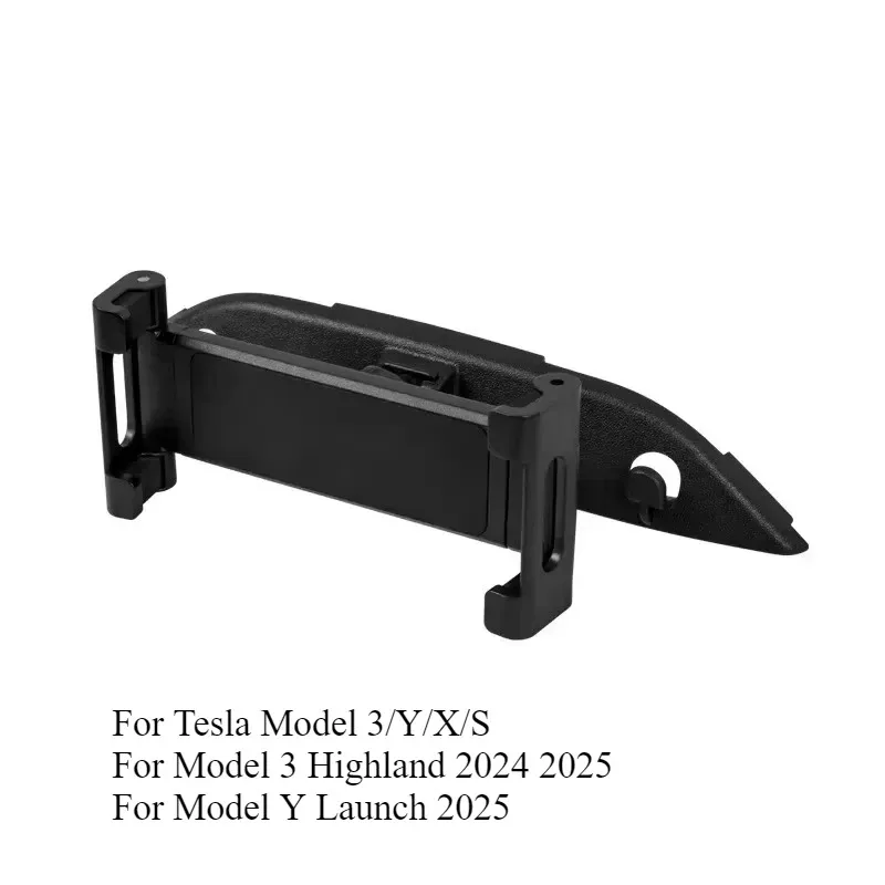 

Держатель подголовника для планшетного телефона для Tesla Model 3/Y/X/S/3+ Highland 2025, вращающийся на 360 градусов кронштейн для заднего сиденья, автомобильные аксессуары