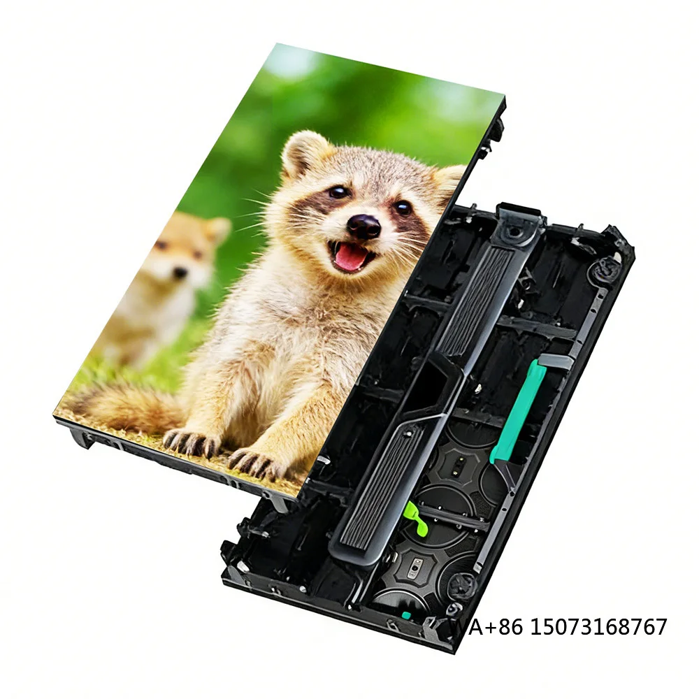 Pantalla LED P2.6 de Alquiler para Interiores, de 10 a 16 Pies, Pantalla LED de 50x50 para Stands de Ferias Comerciales, DJ, Pantalla LED para Eventos y Conciertos