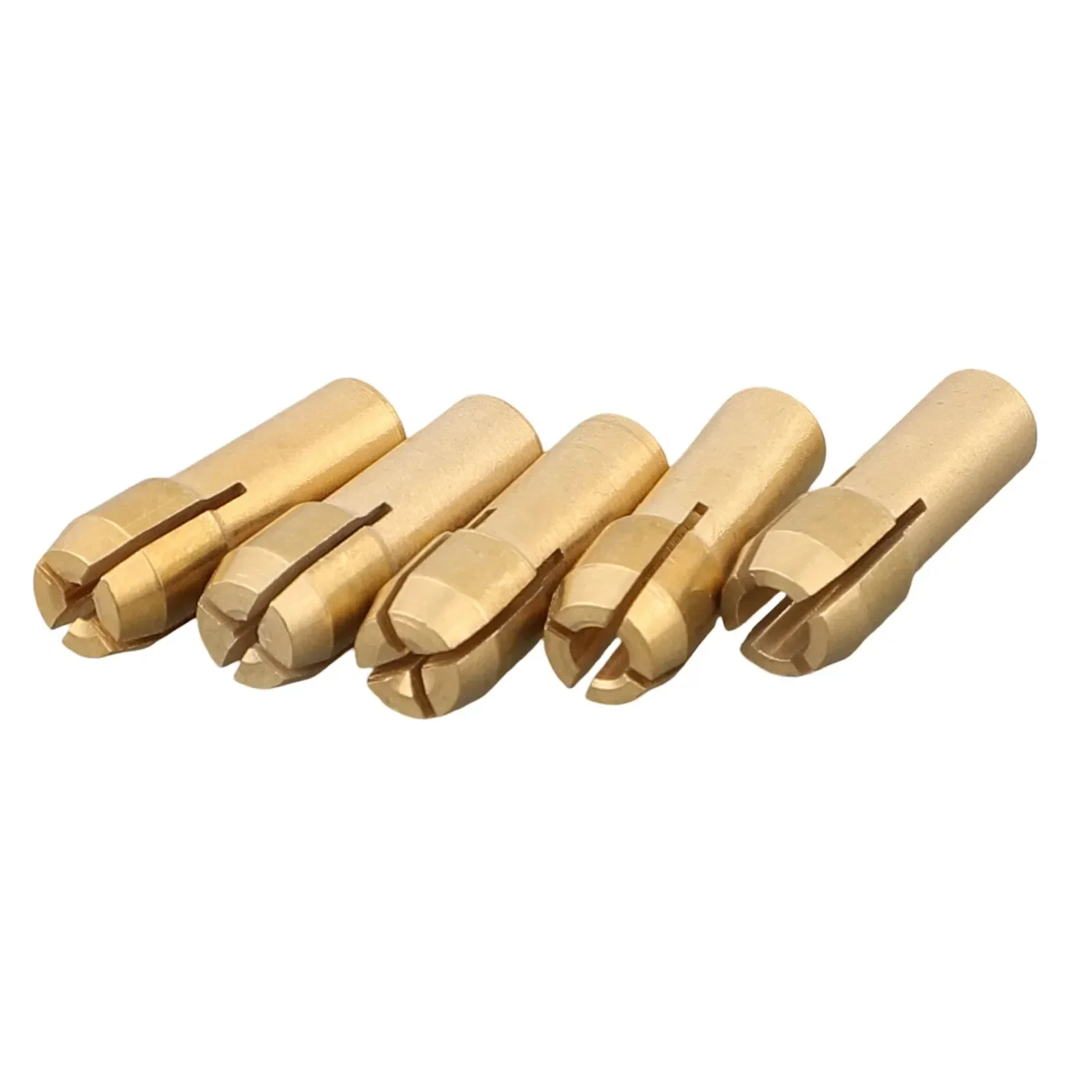 7pcs High Quality Brass Mini Drill Chuck Collet Set 0.5 /1.0/ 1.5/ 2.5/ 3.0mm Chuck Clamping Range For ABS Plate Soft Wood