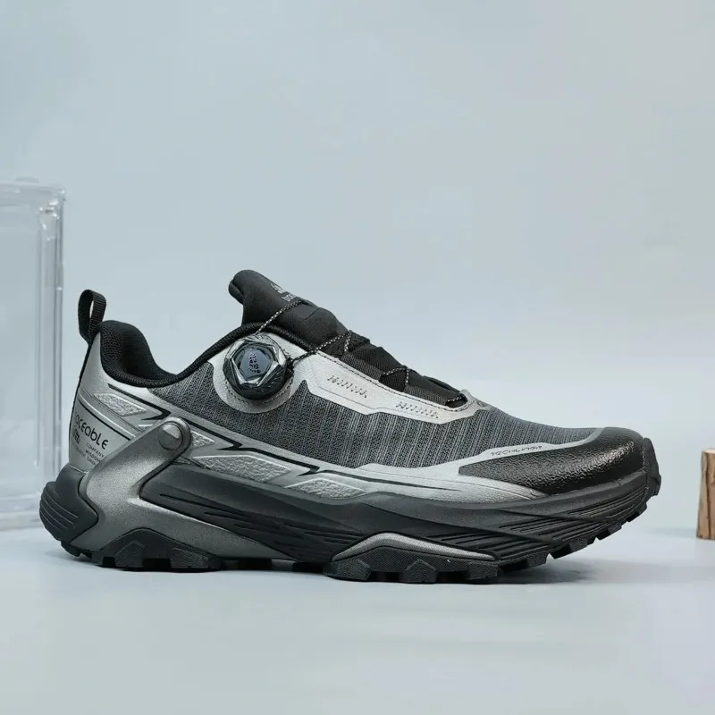 2026 New Trail Running Shoes Men Women Quick Lacing Outdoor Sports Shoe Couples Designer Sneakers Unisex Anti-Slip Walking Shoe