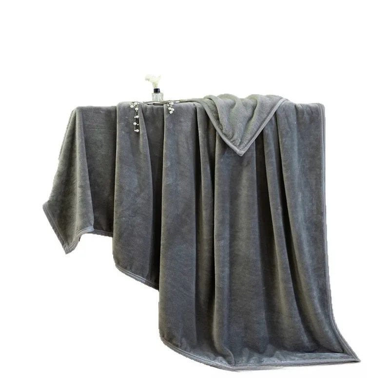

Plush Solid Color Fleece Blanket - Thick & Warm All-Season Comfort for Adults, Kids, Home & Travel