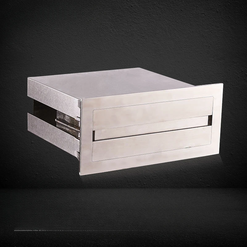 

Behind the hotel engineering mirror, stainless steel concealed concealed built-in paper drawer drawer hidden paper towel box