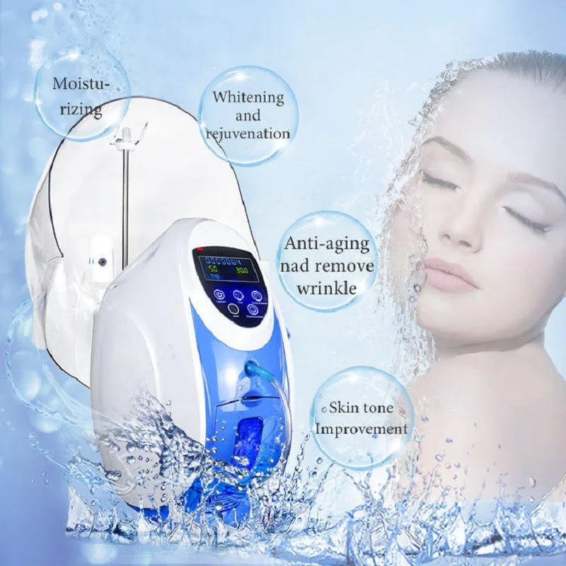 O2 to Derm with LED Oxygen Dome Facial Therapy Machine for Skin Rejuvenation