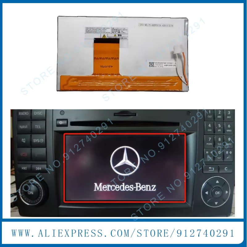 

Для Mercedes R серии NTG2.5 Backer Comand оригинальный 6,5-дюймовый LTA065B0F0F LTA065AB3D300 ЖК-экран автомобильной системы навигации