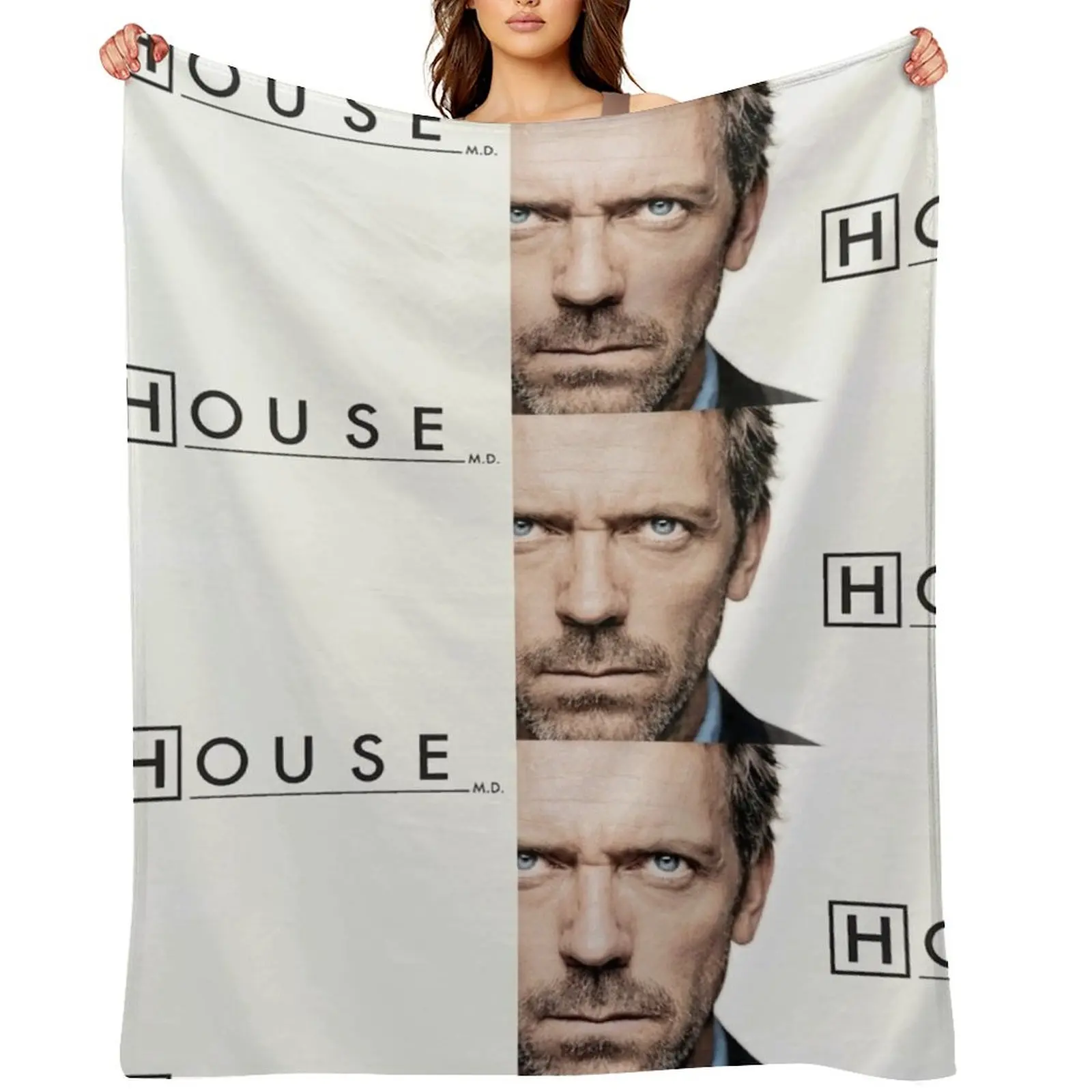 

HOUSE MD Throw Blanket Luxury Shaggy Sofa Throw Sofa Quilt Blankets