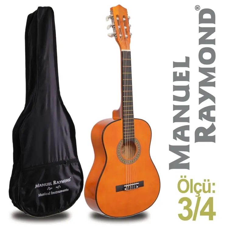 Classical guitar Junior Manual Raymond MRC87Y (SHEATH GIFT) Music,Acoustic, Hobby, Custom, a new generation, made in Turkey