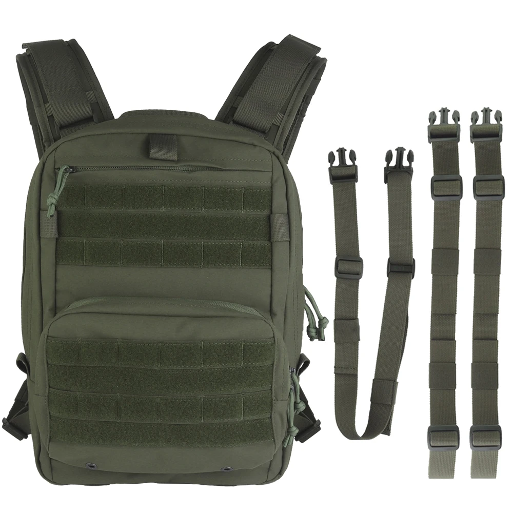 

2-in-1 Multi-purpose Backpack&Back Panel for Tactical Vest Plate Carrier FCPC AVS CPC JPC LV119 R-Series Chest Rig Accessory