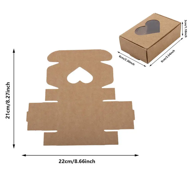 25 Pcs/cardboard Material Kraft Paper Black And White Packaging Cardboard Gift Box Soap Box Small Paper Box Packaging Box