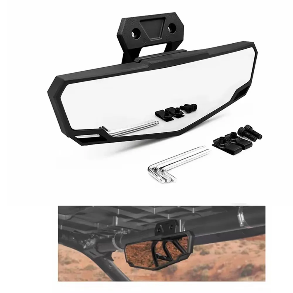 UTV Convex Rearview Mirror Center Rear View Mirror,2883763 Interior Accessories, with Polaris RZR PRO XP/XP 4 Trail S 900 1000