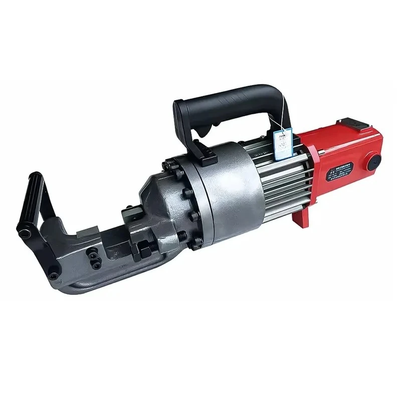 Industrial Hydraulic Portable Rebar Cutting Machine 4-32mm Capacity Handheld Steel Bar Cutter for Building