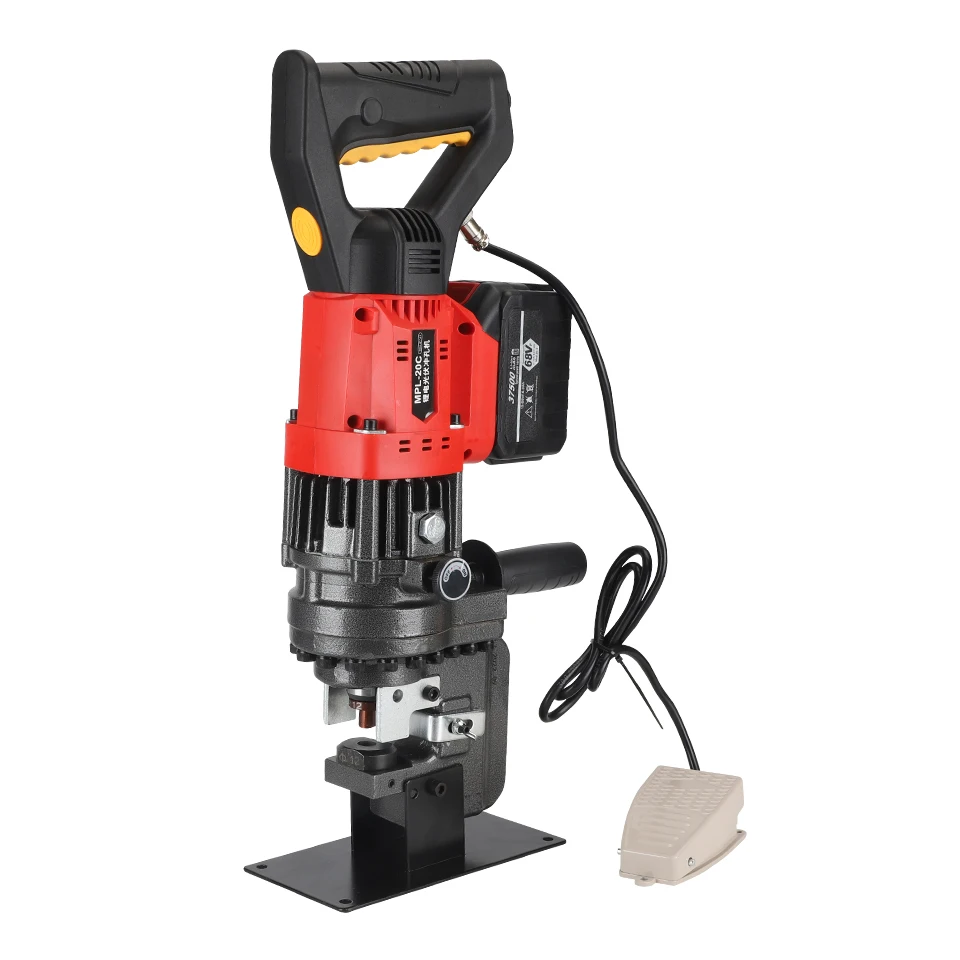 MPL-20C Lithium Electric Punching Machine for Photovoltaic C-type Steel Battery Powered Hydraulic Hole Puncher