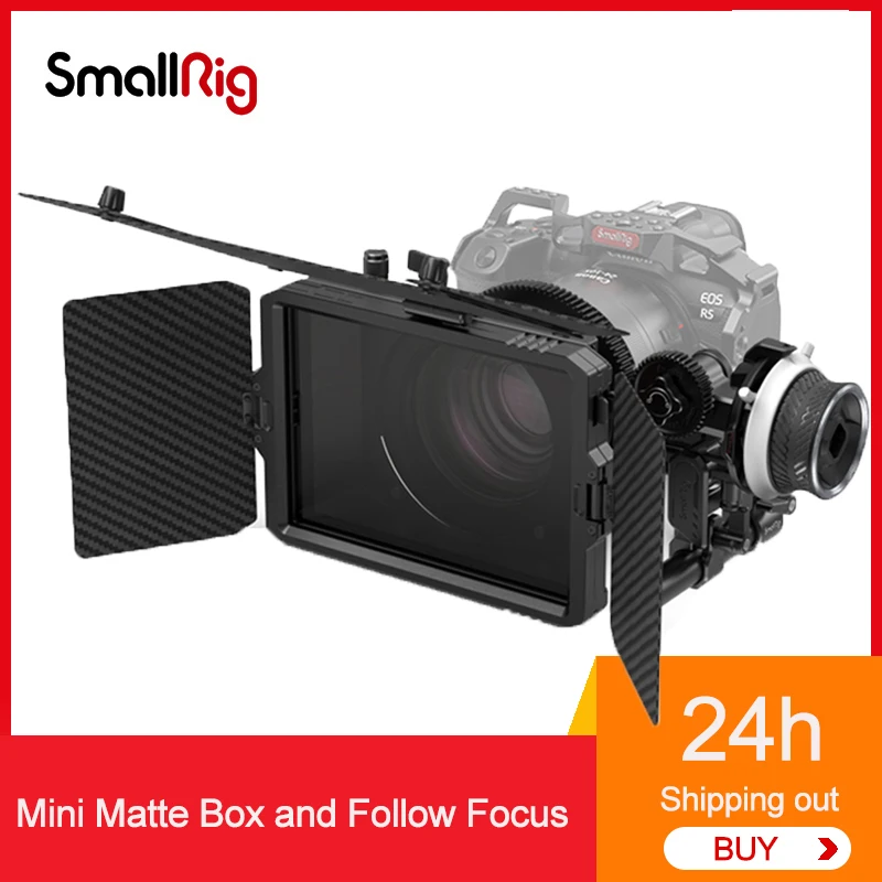 SmallRig Professional Mini Accessory Kit Include Mini Matte Box And Mini Follow Focus For Mirrorless DSLR Cameras 3196/ 3010