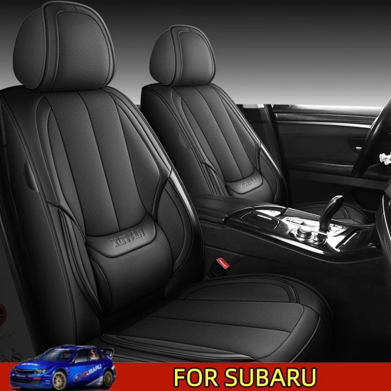 

FOR SUBARU Car seat cover breathable PU leather waterproof wear-resistant soft and solid waist full wrap 5 seat cover