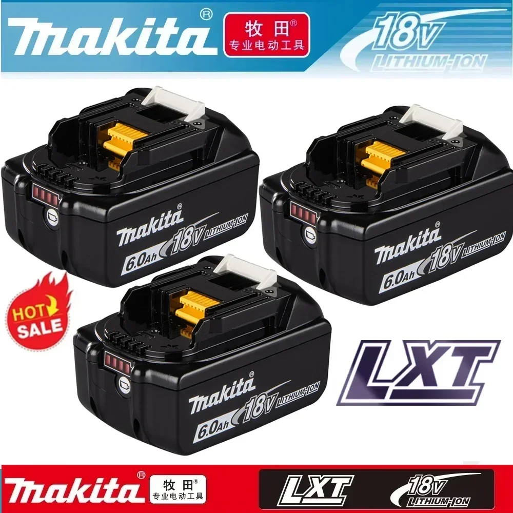 

100% Genuine/Original Makita 18v battery bl1850b BL1850 bl1860 bl 1860 bl1830 bl1815 bl1840 LXT400 6.0Ah for makita tools drill