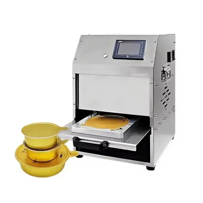 

Semi-Automatic Disposable Meal Box Sealing Machine Aluminum Foil Bowl Sealer Takeaway Packaging Box Soup Bowl Sealing Machine