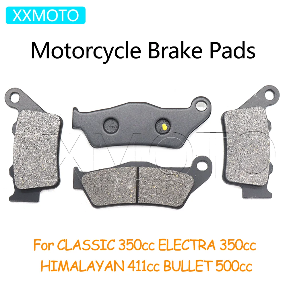 Motorcycle Brake Pads - For Royal Enfield CLASSIC ELECTRA 350cc
