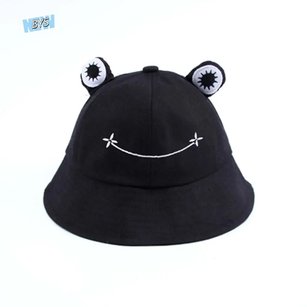

Cute Adjustable Sun Protective Embroidery Cotton Women Fisherman's hat Bucket cap Visors Hat Sun Hat