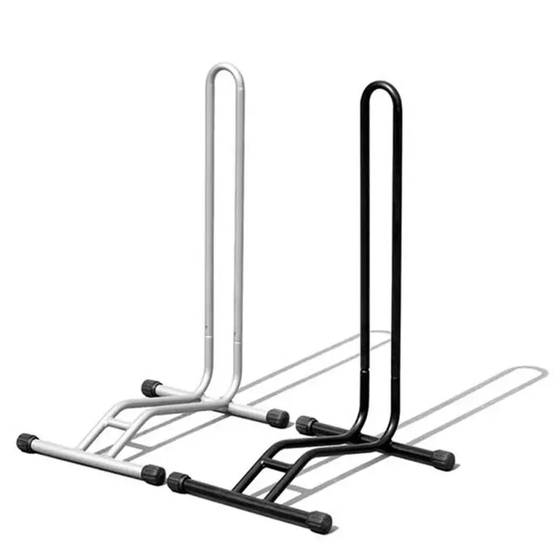 

Highway bicycle parking rack portable and foldable mountain bike placement display rack L shaped card slot bicycle hanging rack