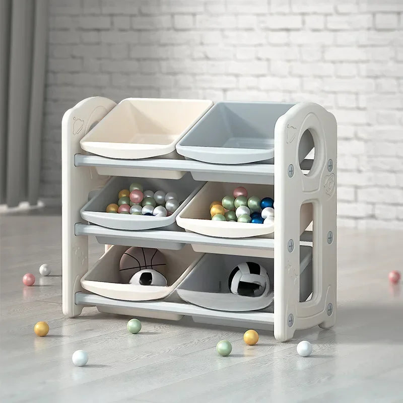 Children's Toy Storage Rack Living Room Household Storage Rack Infant Storage Cabinet Baby Clothes Finishing Cabinet