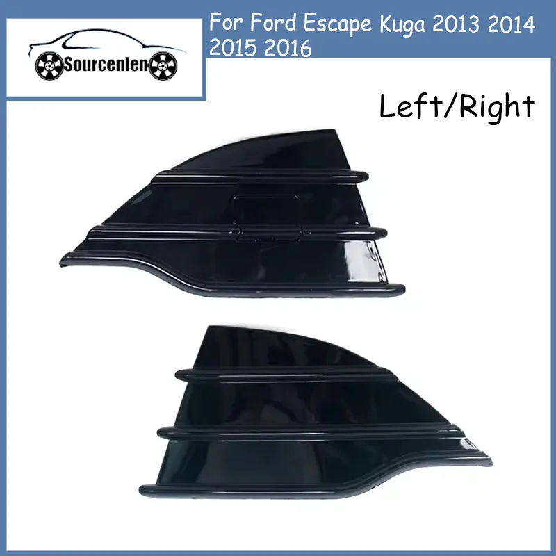 

Новая хромированная накладка/рамка противотуманной фары переднего бампера для Ford Escape Kuga 2013-2016, артикулы DV4517K947A, DV4517K947B