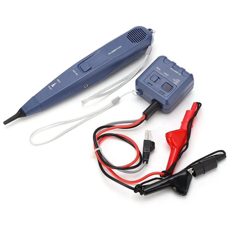 Pro3000 Tone Generator And Probe Kit, Smarttone Technology, Handheld Telephone Line Circuit Finder