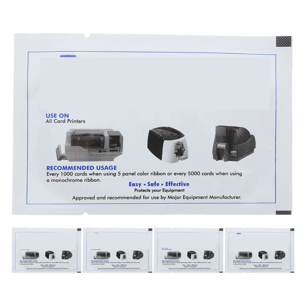 

5pcs Cleaning Reusable Card Reader Cleaner For Pos Terminal Dual Side Magnetic Head Cleaning Tool Credit Card Machine