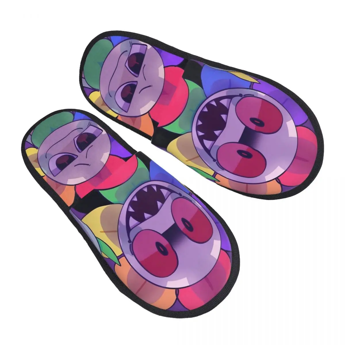 

Женские тапочки с принтом Dandys World Pebble House, уютные теплые игровые пушистые тапочки из пены с эффектом памяти в стиле аниме, домашняя уличная обувь