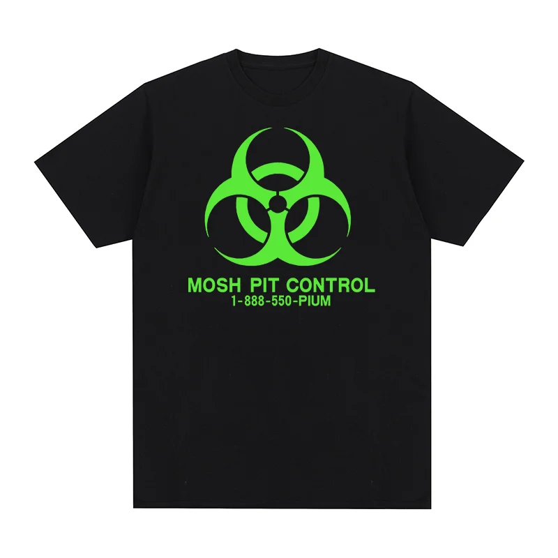 Винтажная футболка Mosh Pit Control в стиле хип-хоп Homixide Gang HXG, одежда Playboi Carti, хлопковая мужская футболка, новая футболка, женские топы