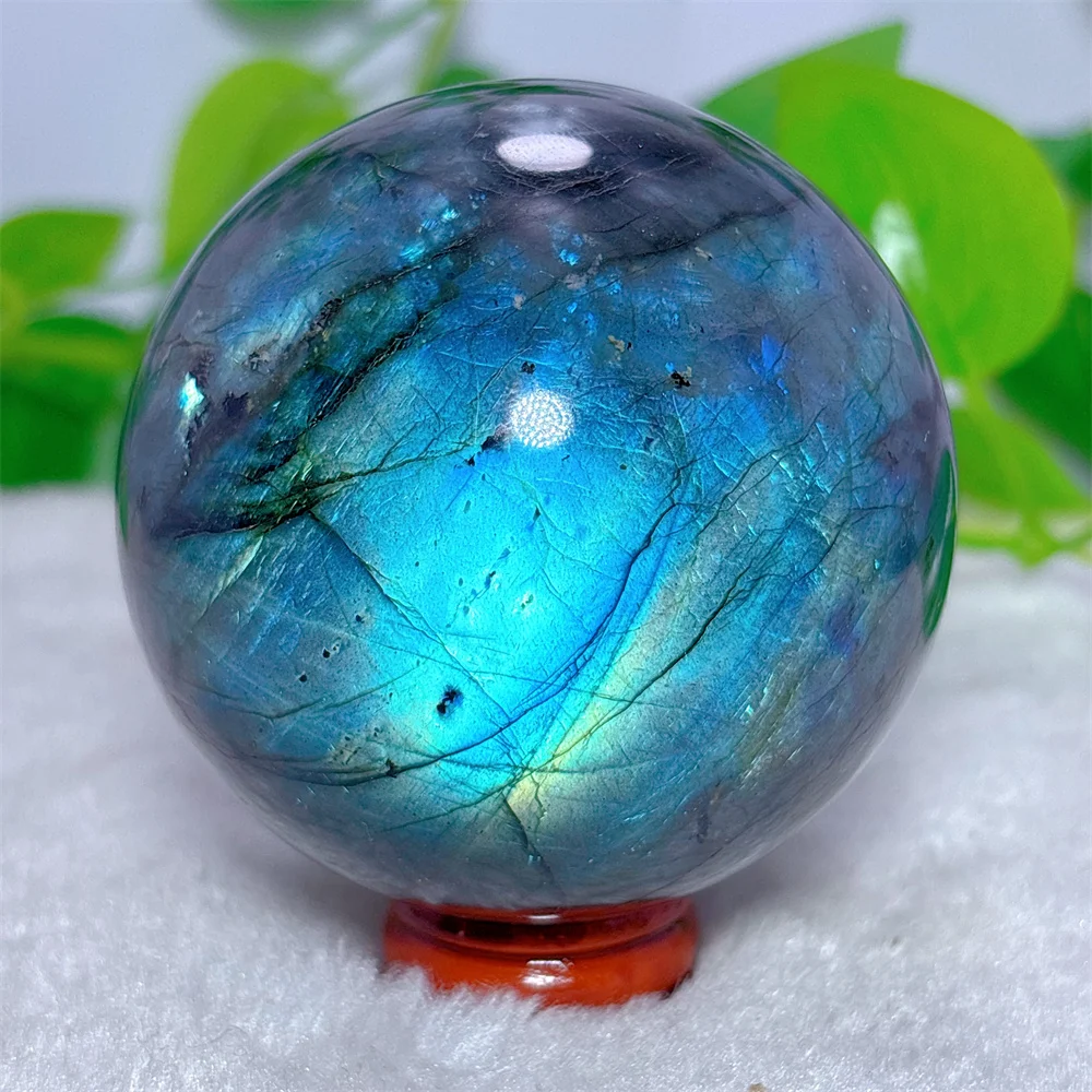 

Labradorite Sphere Crystal Natural Stone Quartz Stone Minerals Home Decoration Garden Reiki Craft Gifts Energy Healing Luck Love