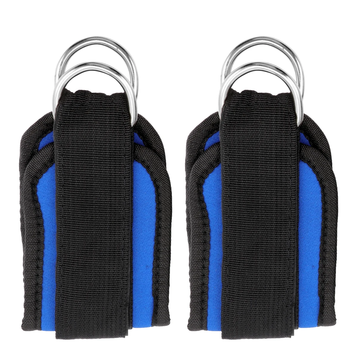 

Durable Cotton Nylon Steel Ankle Straps for Fitness Padded Double Ring Leg Workouts Weight bearing Sports Thrust Elastic Locking