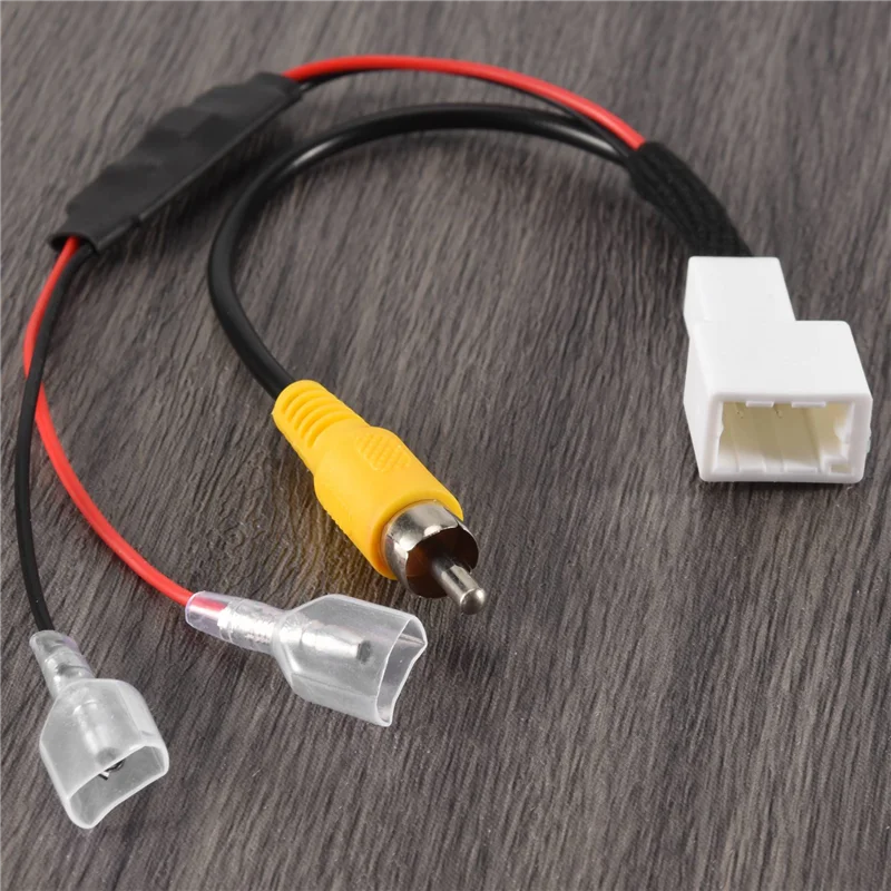 Toyota-N31R에 맞는 4 핀 자동차 역방향 카메라 고정 배선 하네스 케이블 플러그 어댑터 커넥터