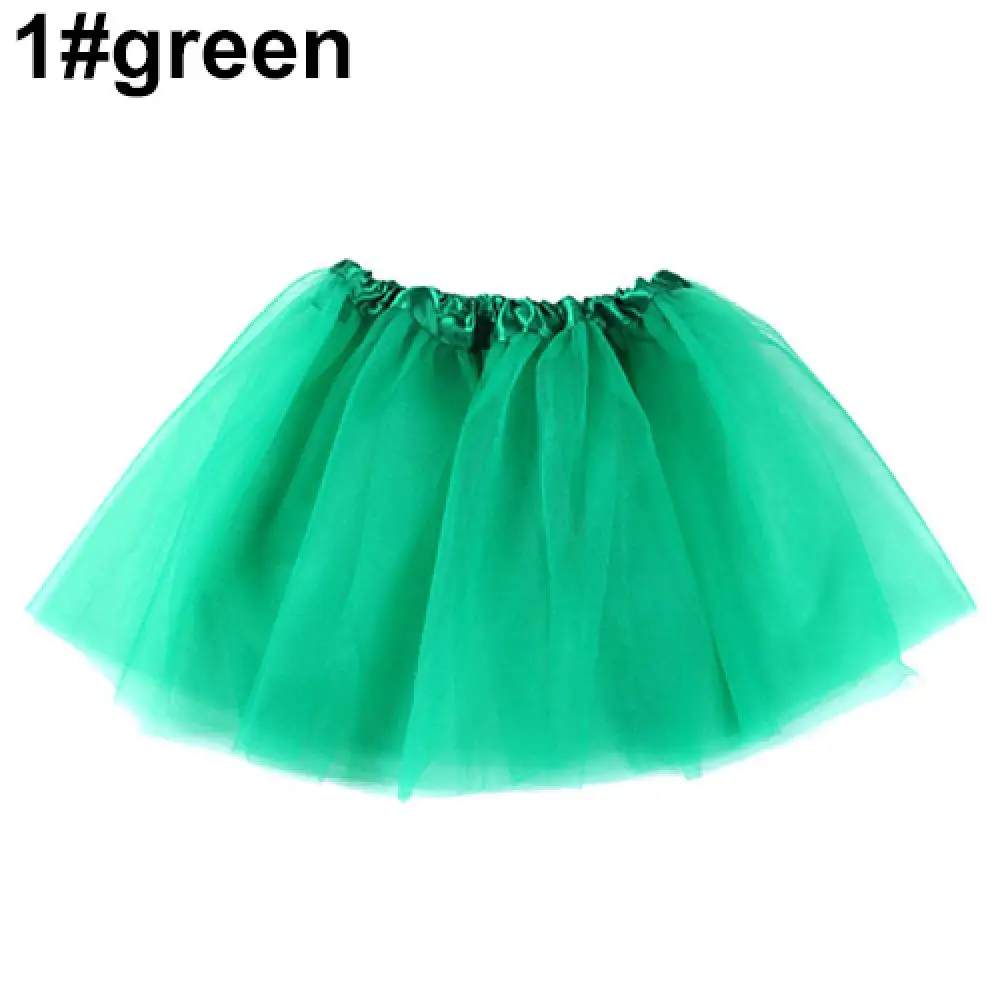 Cute Girl Kid Dancewear Tulle Sequin Princess Tulle Skirt Dance Party Pettiskirt Chiffon Petticoat Mesh Ballet Mini Skirts