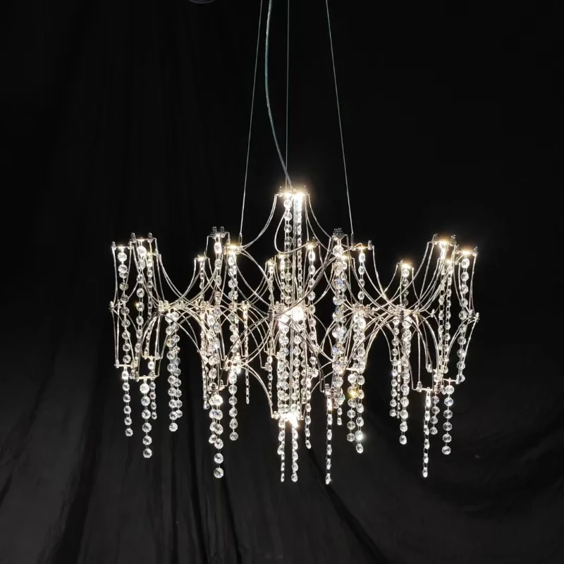 

French crystal chandelier modern living room dining room bedroom chandelier