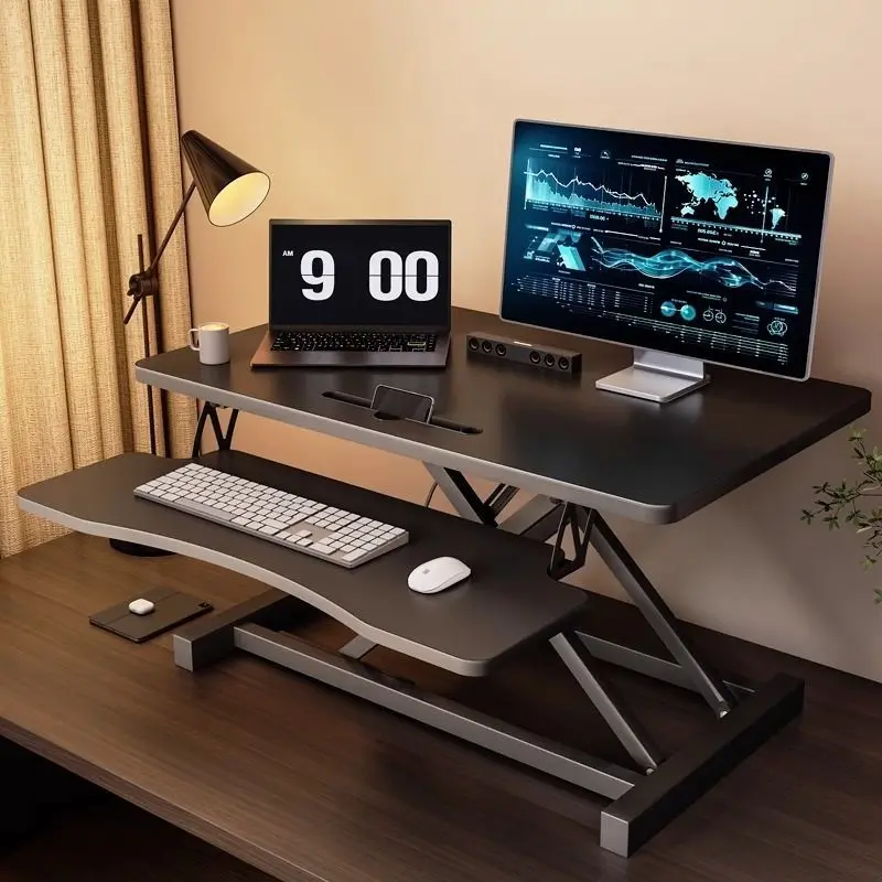 

monitor stand riser computer lift desk home folding adjustable workbench Relieve waist soreness computer standing desk