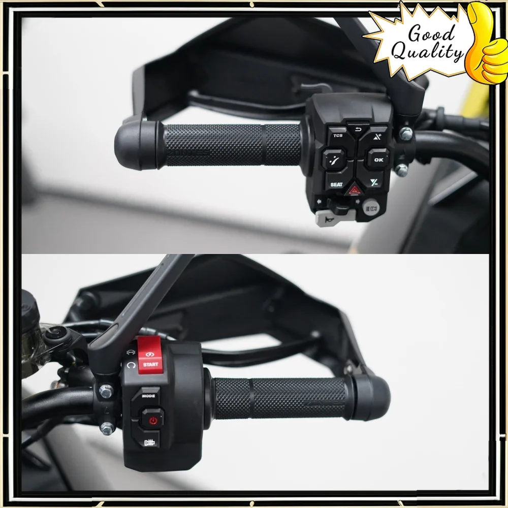 

For ZONTES 703F left and right handle switches, ignition switch, horn, overtaking light switch button, flameout switch