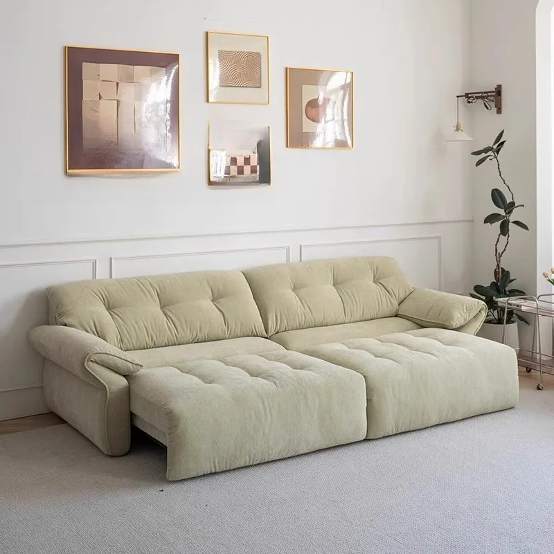 

European Luxury Living Room Sofas Designer Loveseat Single Boneless Living Room Sofas Puffs Soft Divano Moderno Furniture Home