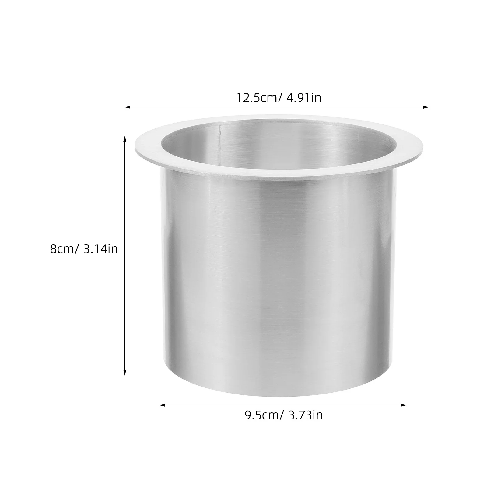 الفولاذ المقاوم للصدأ القمامة شلال جروميت قطرة في كونترتوب المدمج في النفايات جولة المطبخ الحلقات إزالة سلسة #4