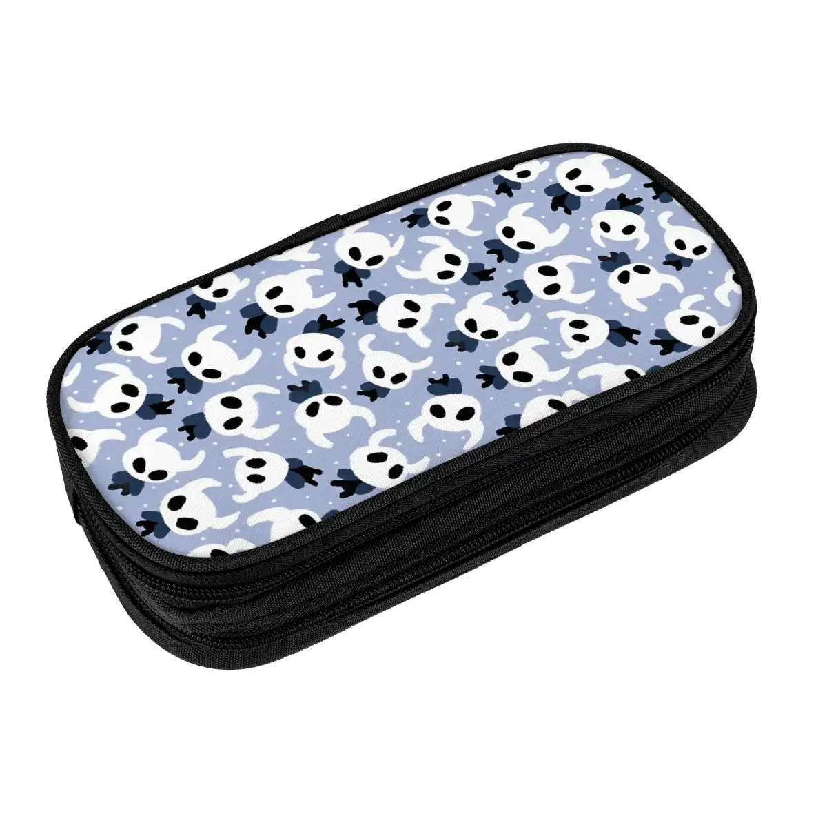 Hollow Knight Game Funny Cartoon Pencil Case Canvas Pencil Pouch Boy Girl Kawaii Big School Pencil Cases Stationery Organizer