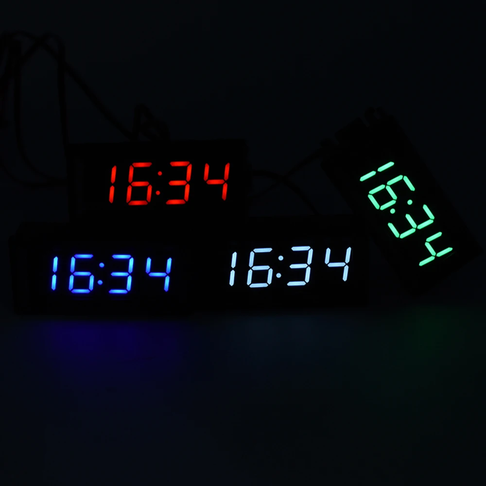 4-битные Электронные Наборы «сделай сам», USB 4-битный светодиодный модуль электронных часов, программируемый модуль RX8025 RTC для обучения обучению