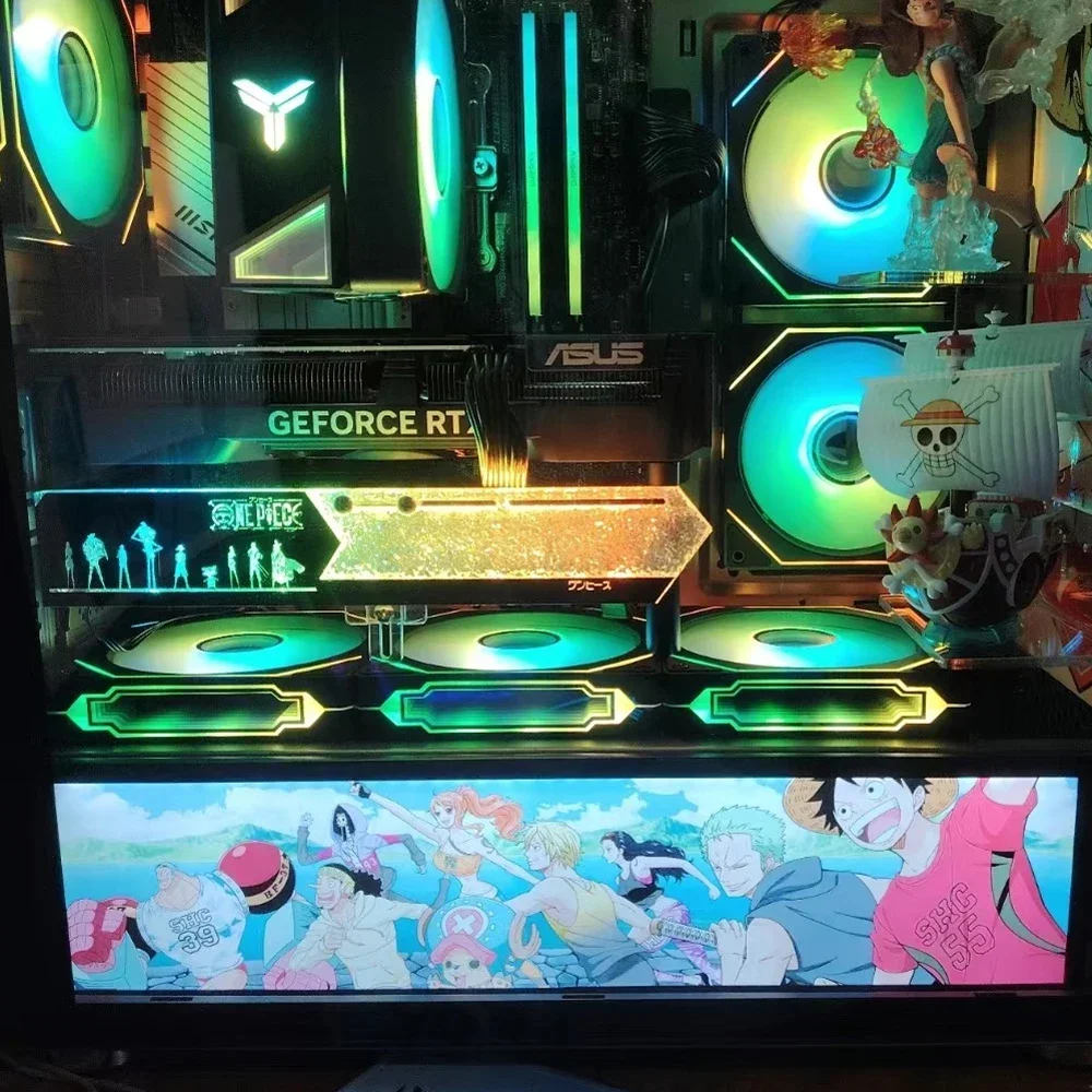 MOD PC ケース RGB 照明パネル、カスタマイズされた ARGB GPU サイド