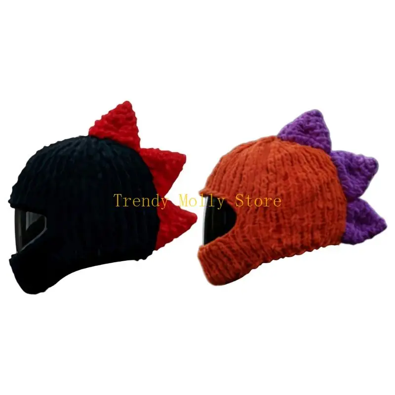 

N5KB Creative Dinosaurs Design Cycling Helmet Scarf Warm Comfortable and Stylish Gear Suitable for Various Season