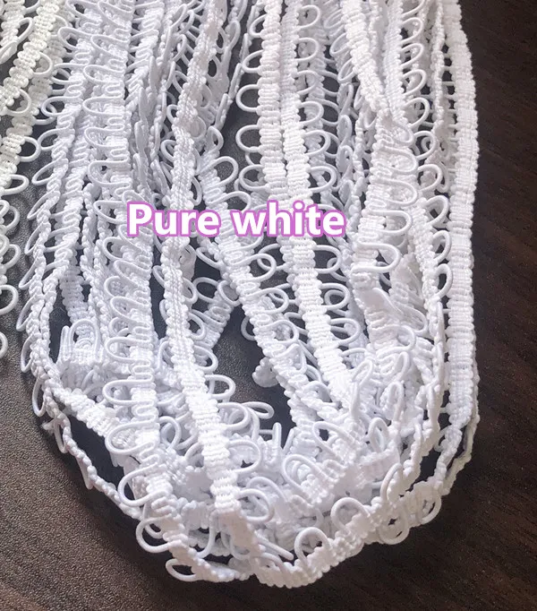 3Yards/lot Wedding dress Back buckle rope Manual DIY accessories Buckling buttonhole Clothes accessories RS140