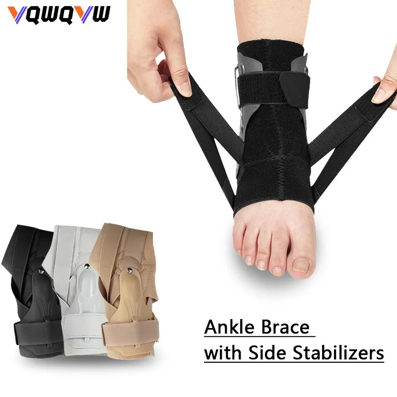 1Pcs Three Way Support Ankle Stabilizer Brace, Ankle Sprain Support for Men & Women, Sports Brace for Basketball, Football