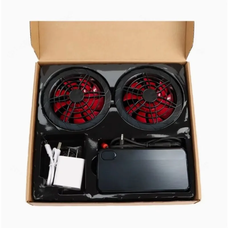12V Cooling Fan Power Supply Accessories Work Clothes Full Set