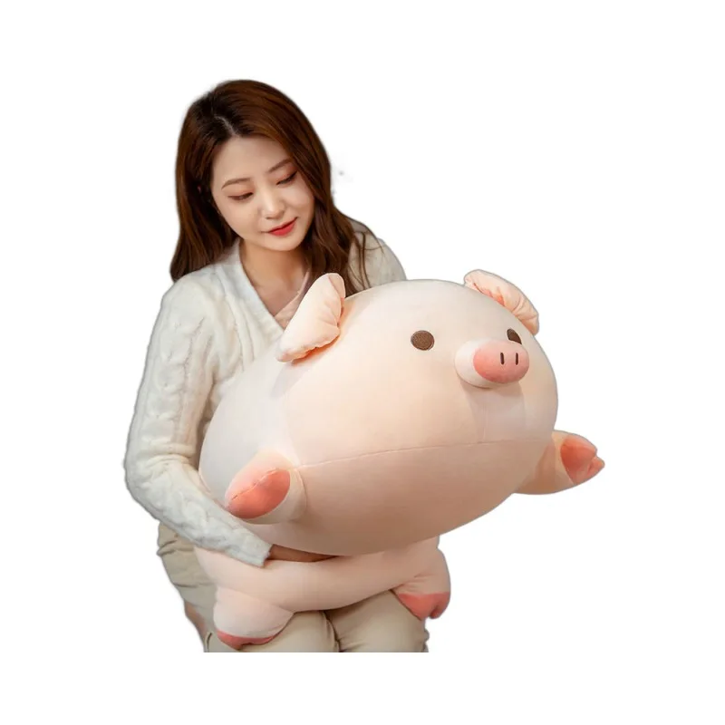 Cute Cartoon Piggy Doll Sleeping Pillow Giant Fat Soft Pig Plush Toy Doll Valentine's Day Gift Kids Decoration 39inch 100cm