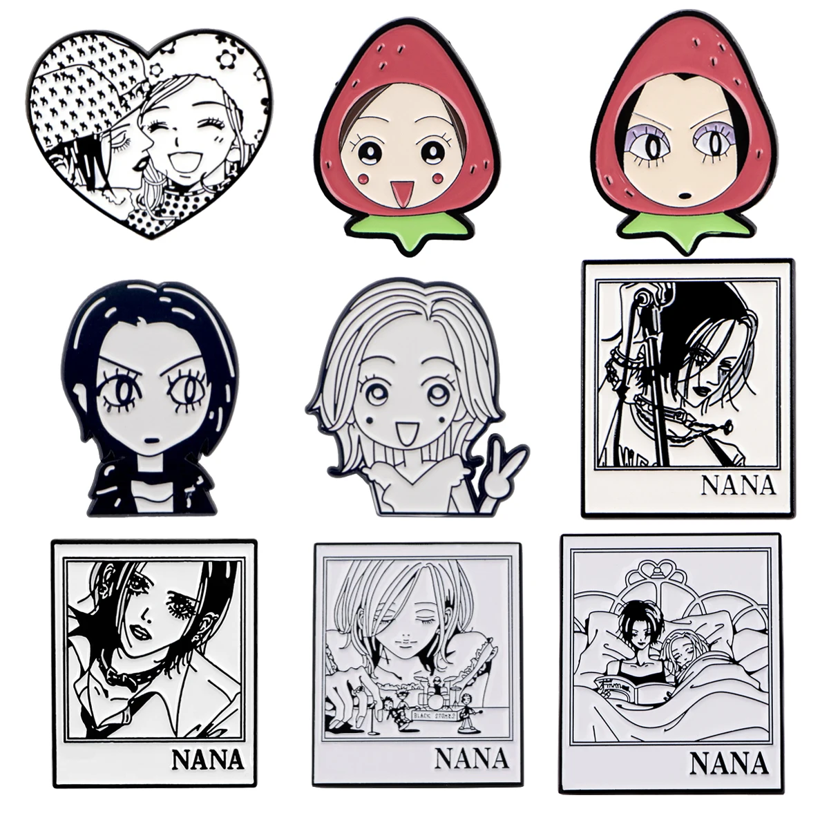 

Japanese Anime NA-NA Enamel Pin Brooch Pines Lapel Pins Badge on Backpack Cosplay Accessories Manga Jewelry Gifts for Friends